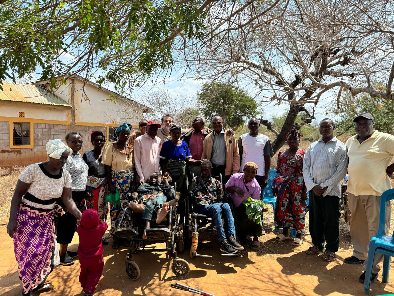 Group photo with Francis Fursa group