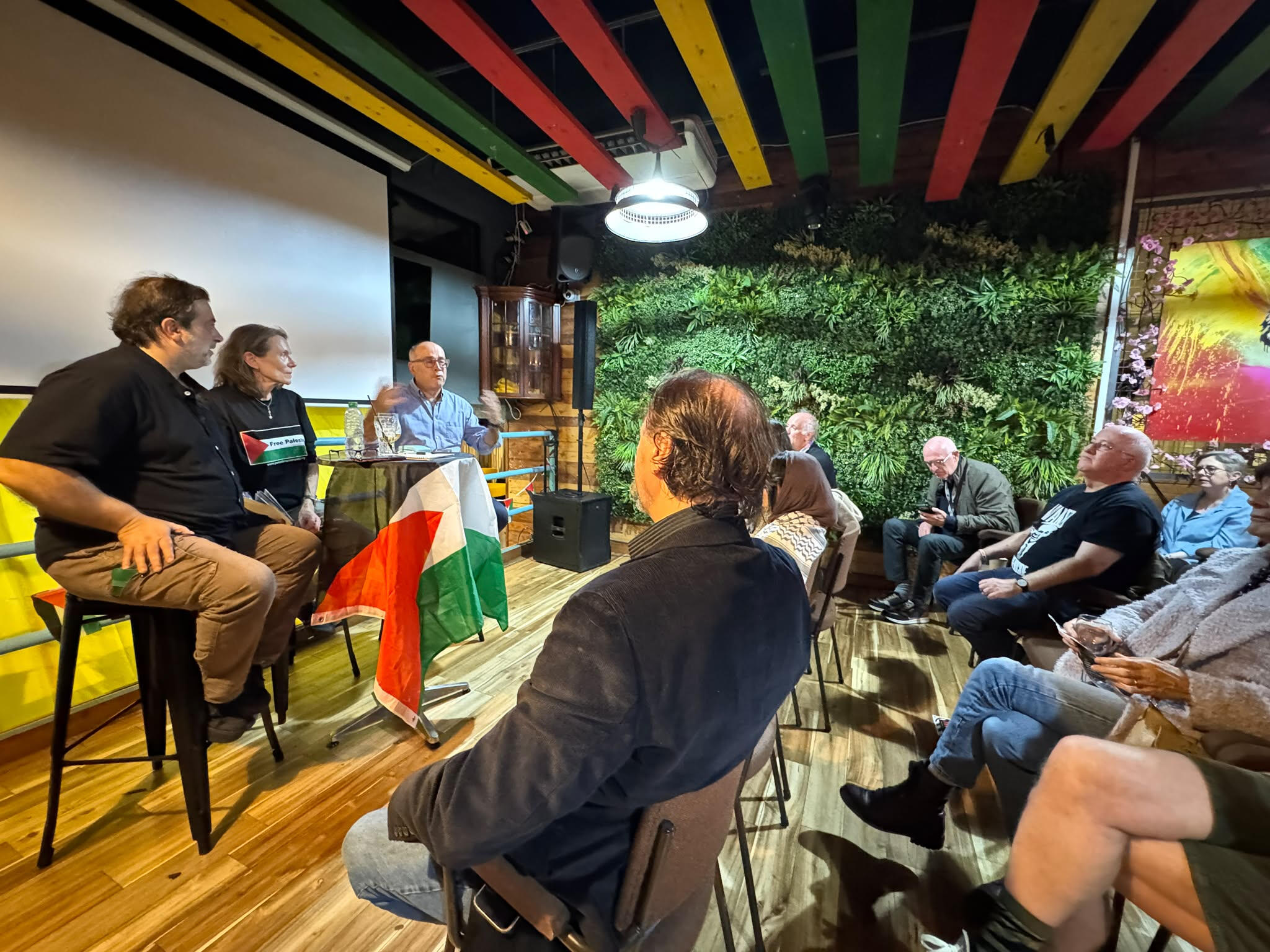 Professor Nick Maynard in conversation with the audience after the film