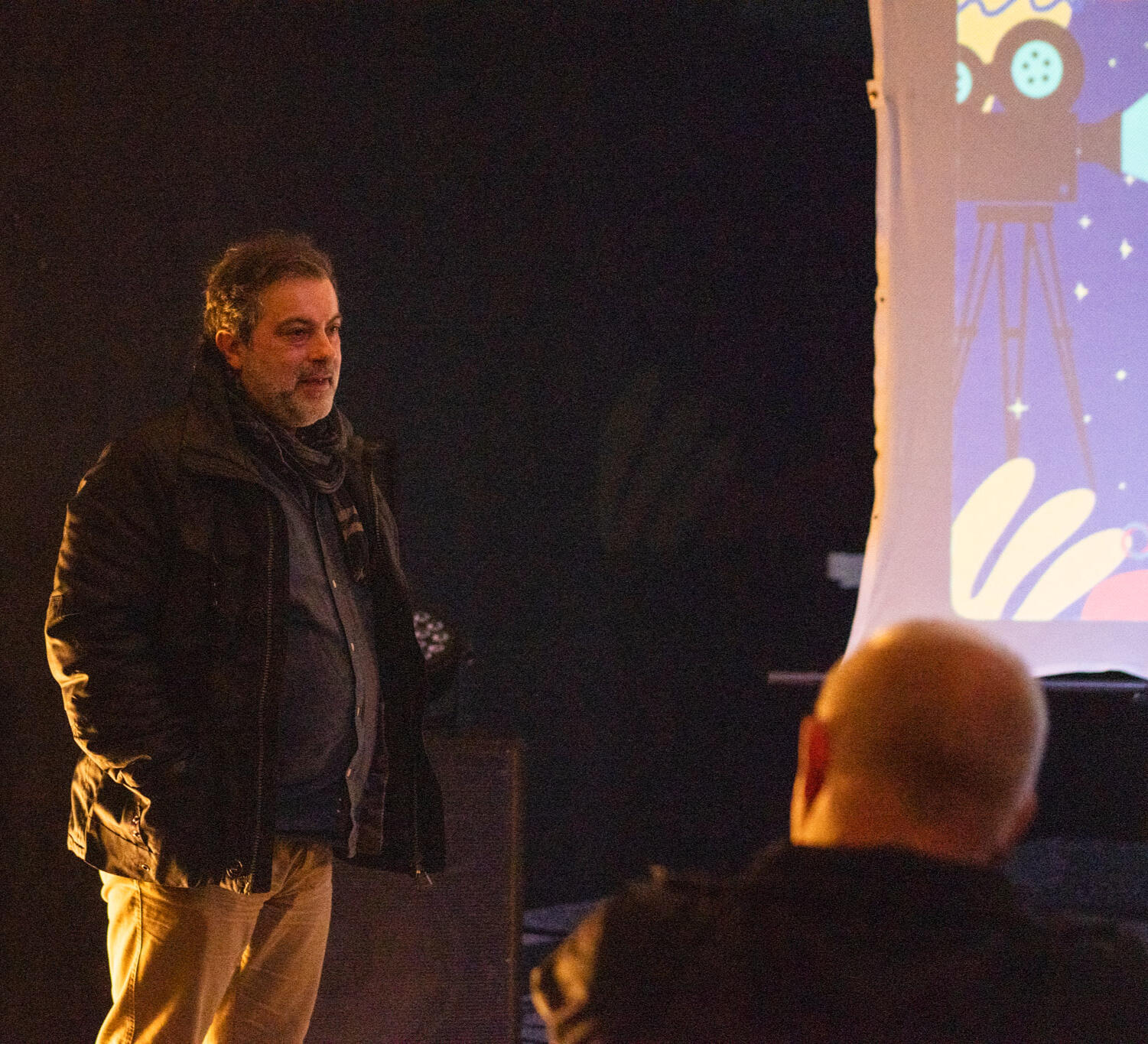 Massimo at Carmen screening - The Place